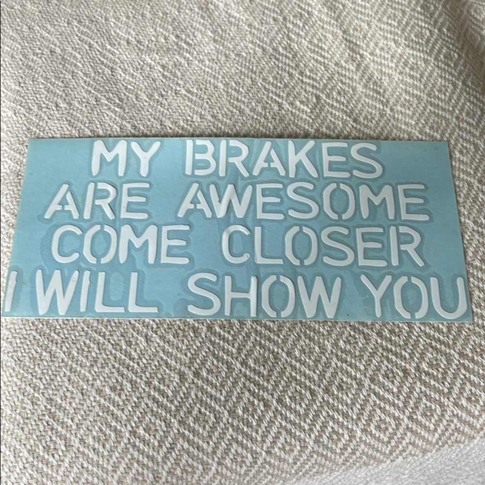 Vinyl Window Sticker
